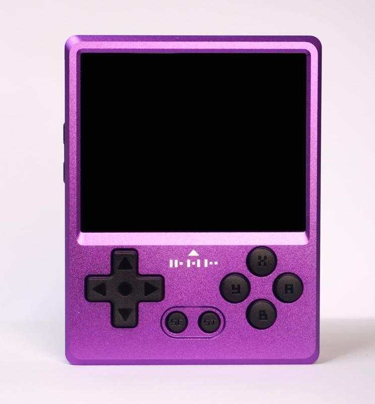 Consola de jogos portátil GKD Pixel 2 Metal Retro 64GB Purple